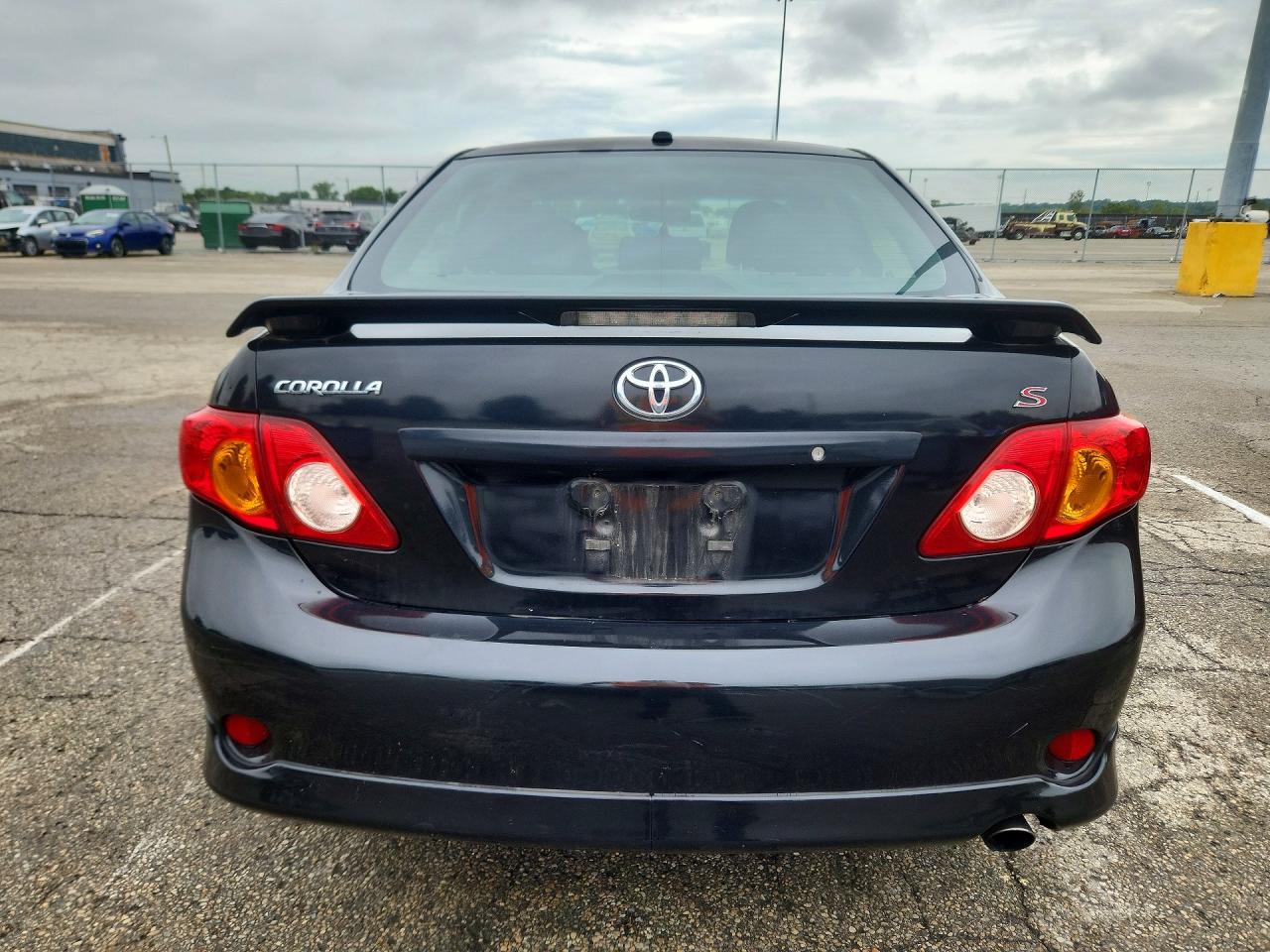 2009 Toyota Corolla S Black vin: 2T1BU40EX9C050097