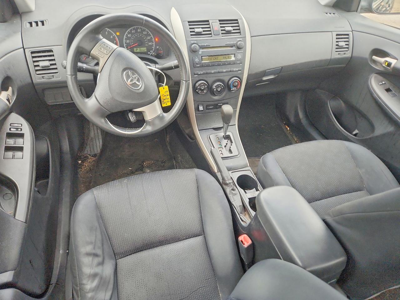 2009 Toyota Corolla S Black vin: 2T1BU40EX9C050097