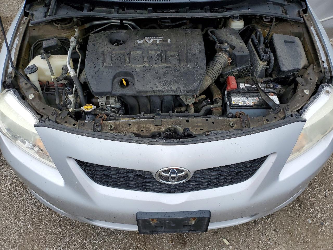 2009 Toyota Corolla Base Серебряный vin: 2T1BU40EX9C079910