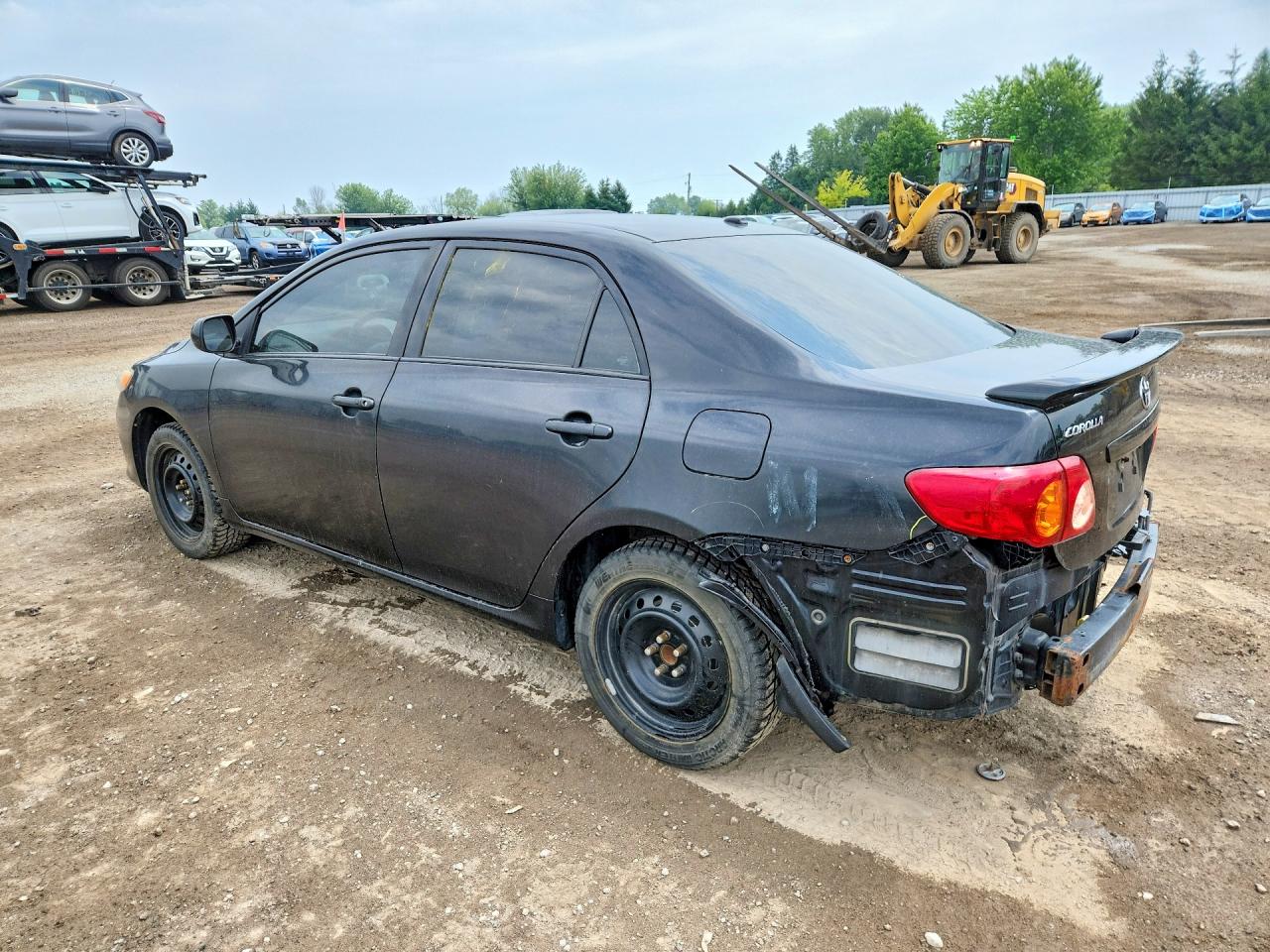 2009 Toyota Corolla Base Black vin: 2T1BU40EX9C087702