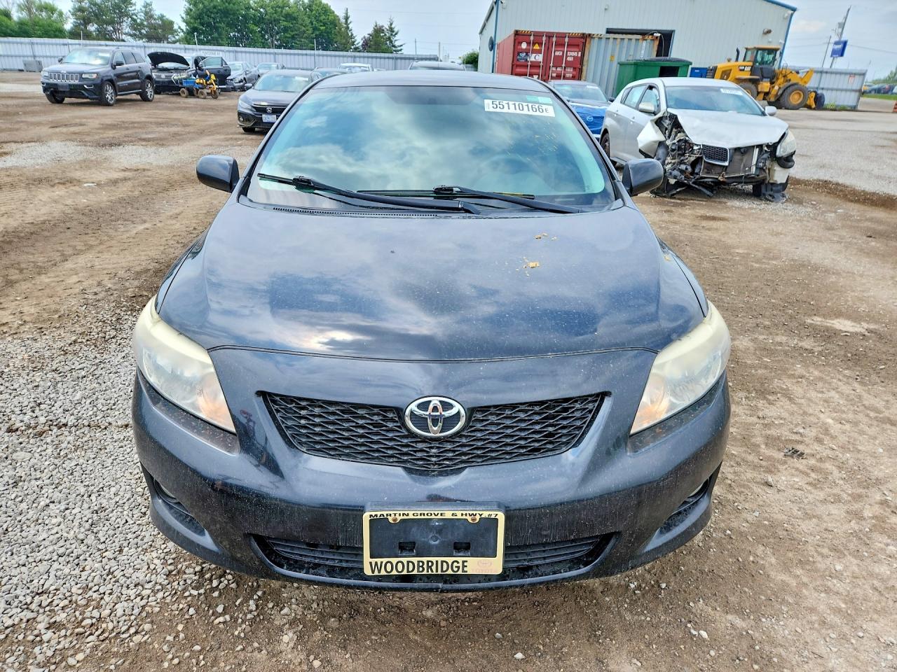 2009 Toyota Corolla Base Black vin: 2T1BU40EX9C087702