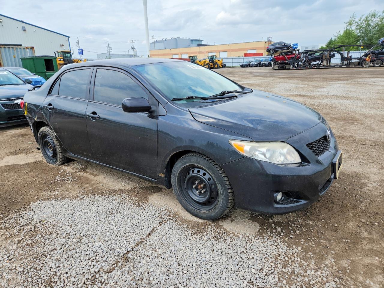2009 Toyota Corolla Base Black vin: 2T1BU40EX9C087702