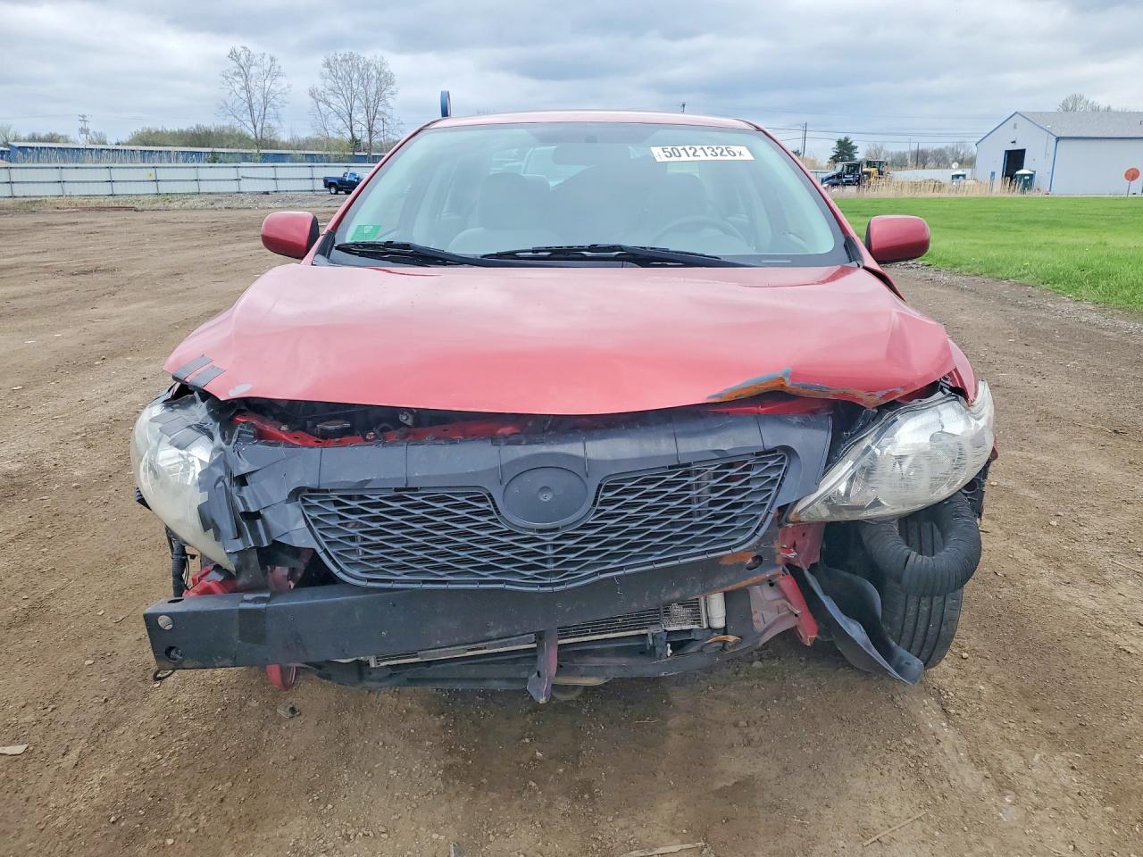 2009 Toyota Corolla Le Red vin: 2T1BU40EX9C111755