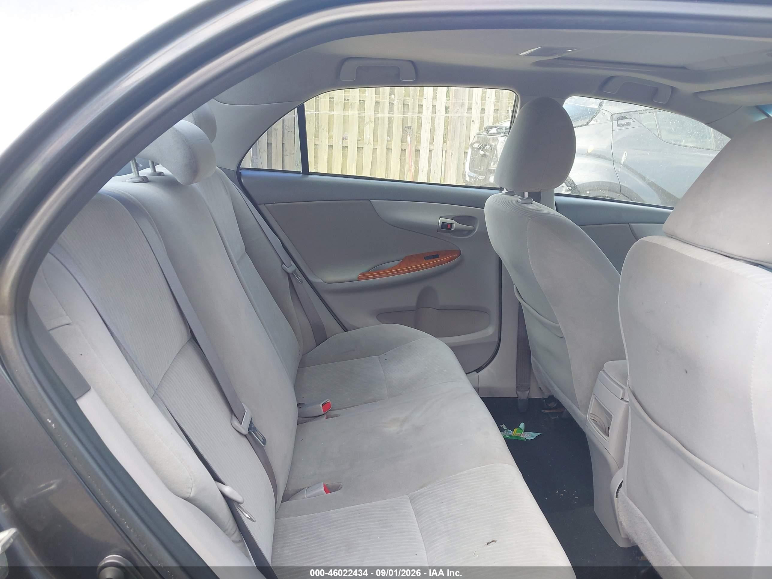 2009 Toyota Corolla Xle Gray vin: 2T1BU40EX9C119046