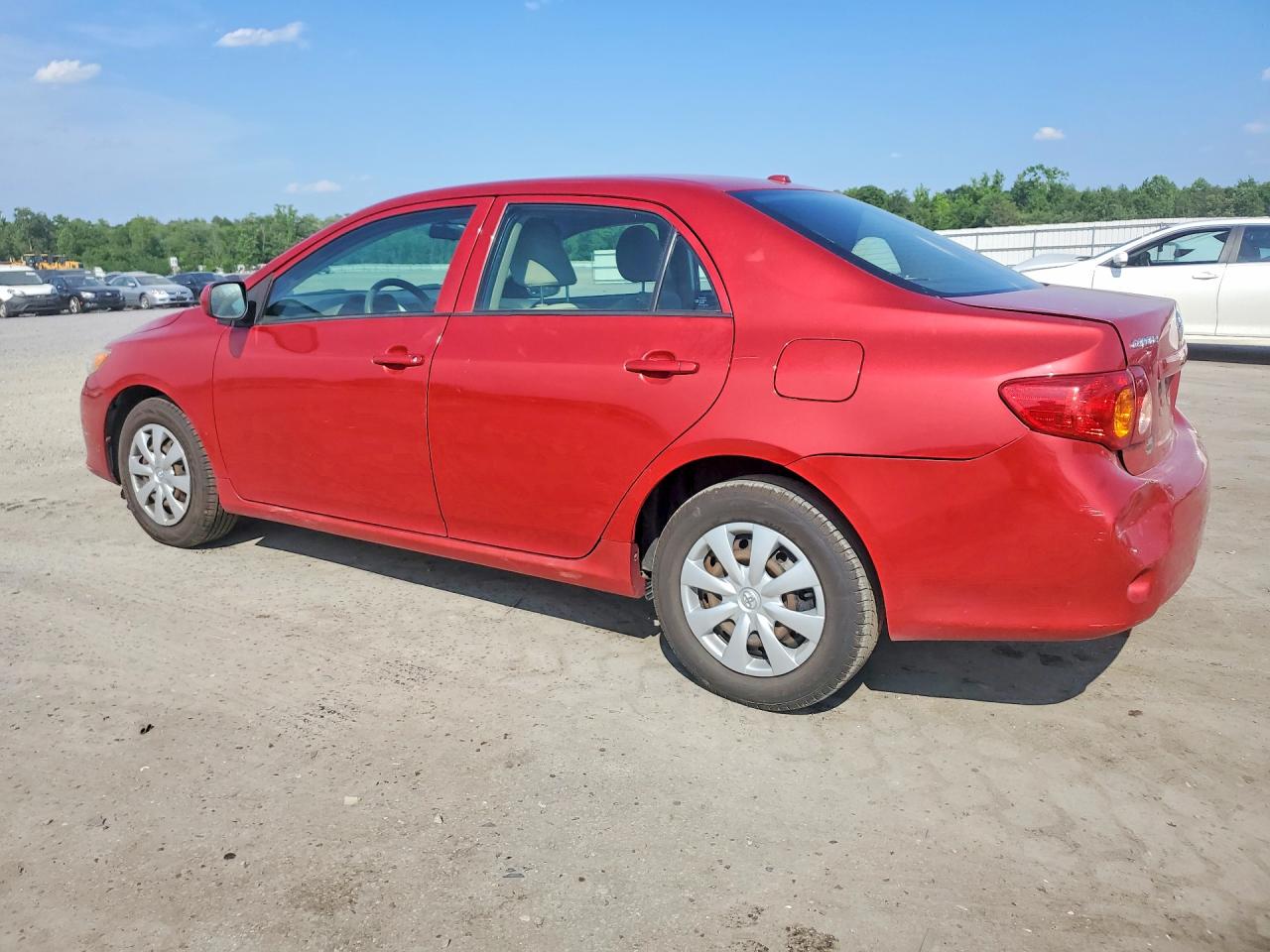 2009 Toyota Corolla Le Красный vin: 2T1BU40EX9C121587