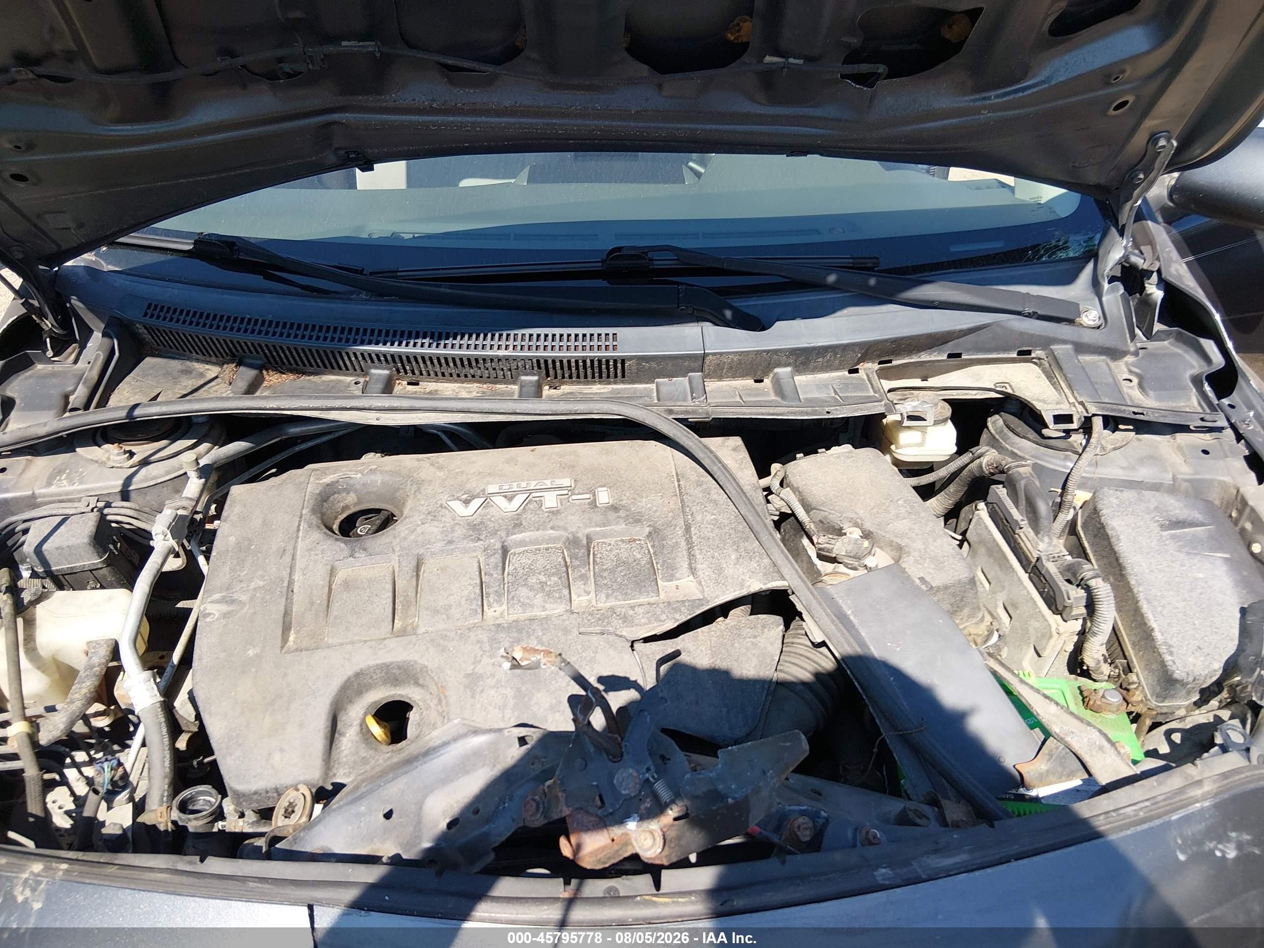 2009 Toyota Corolla Le Gray vin: 2T1BU40EX9C133965