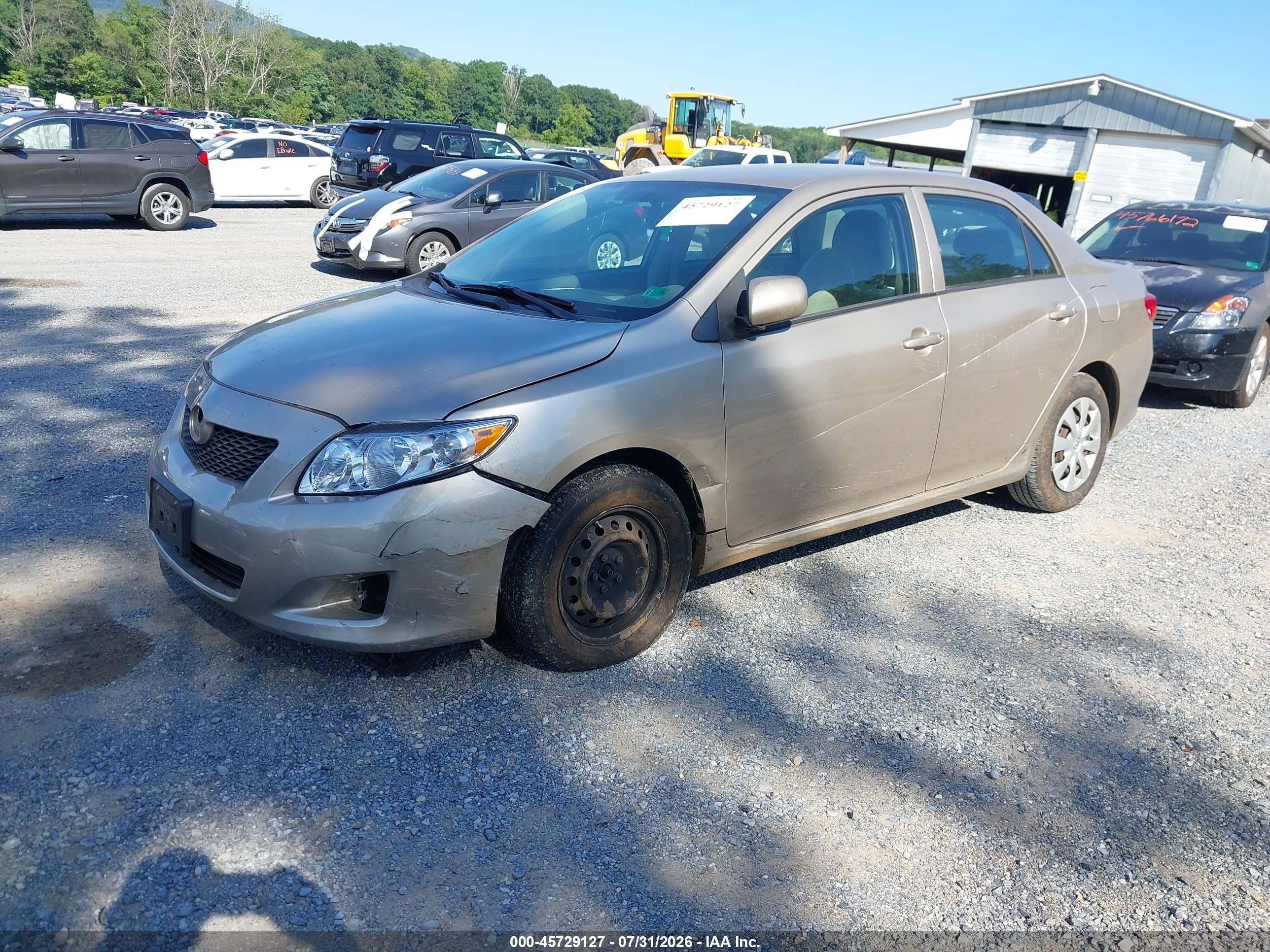 2009 Toyota Corolla Le Gold vin: 2T1BU40EX9C152533