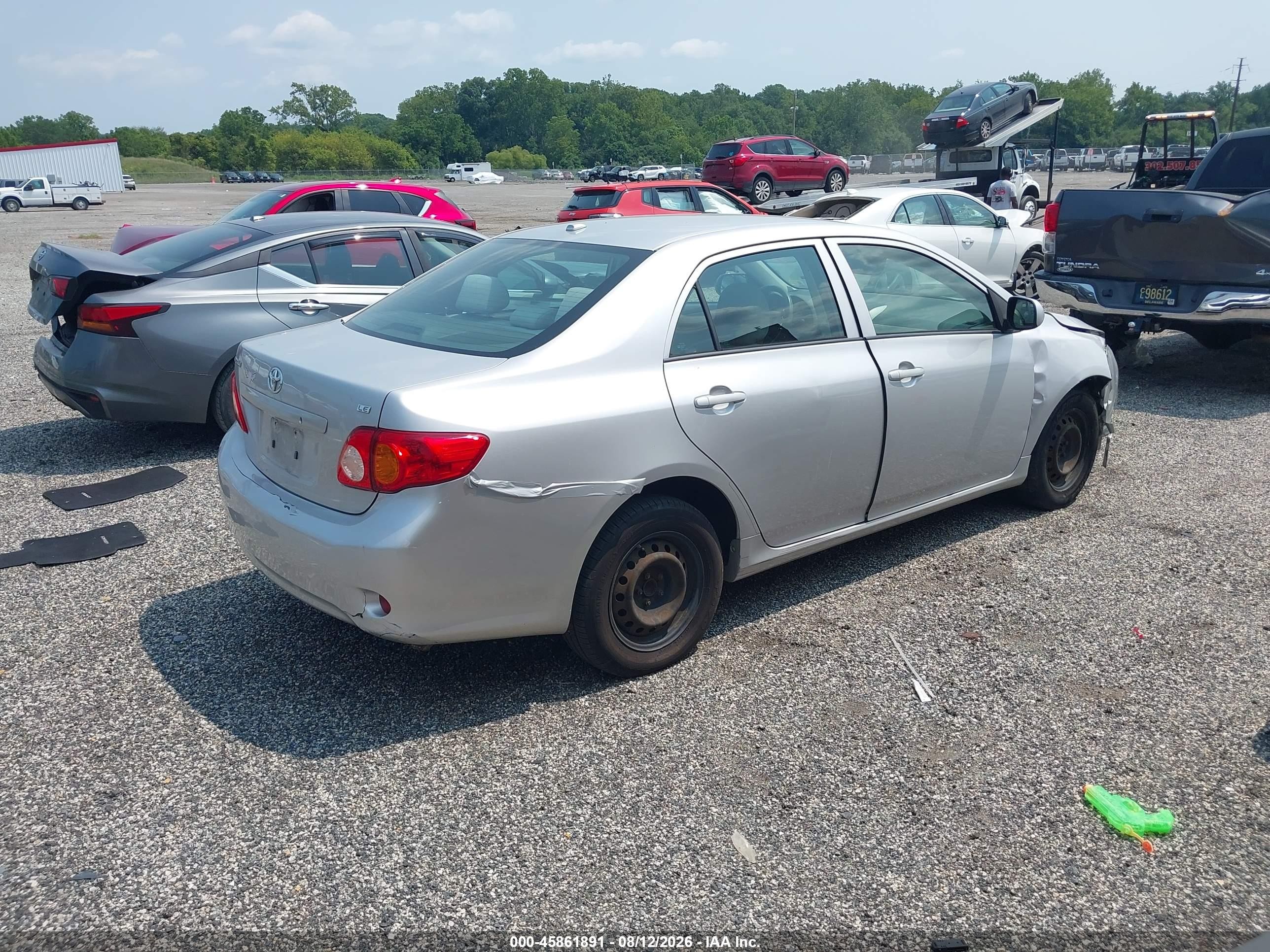 2009 Toyota Corolla Le Серебряный vin: 2T1BU40EX9C168263