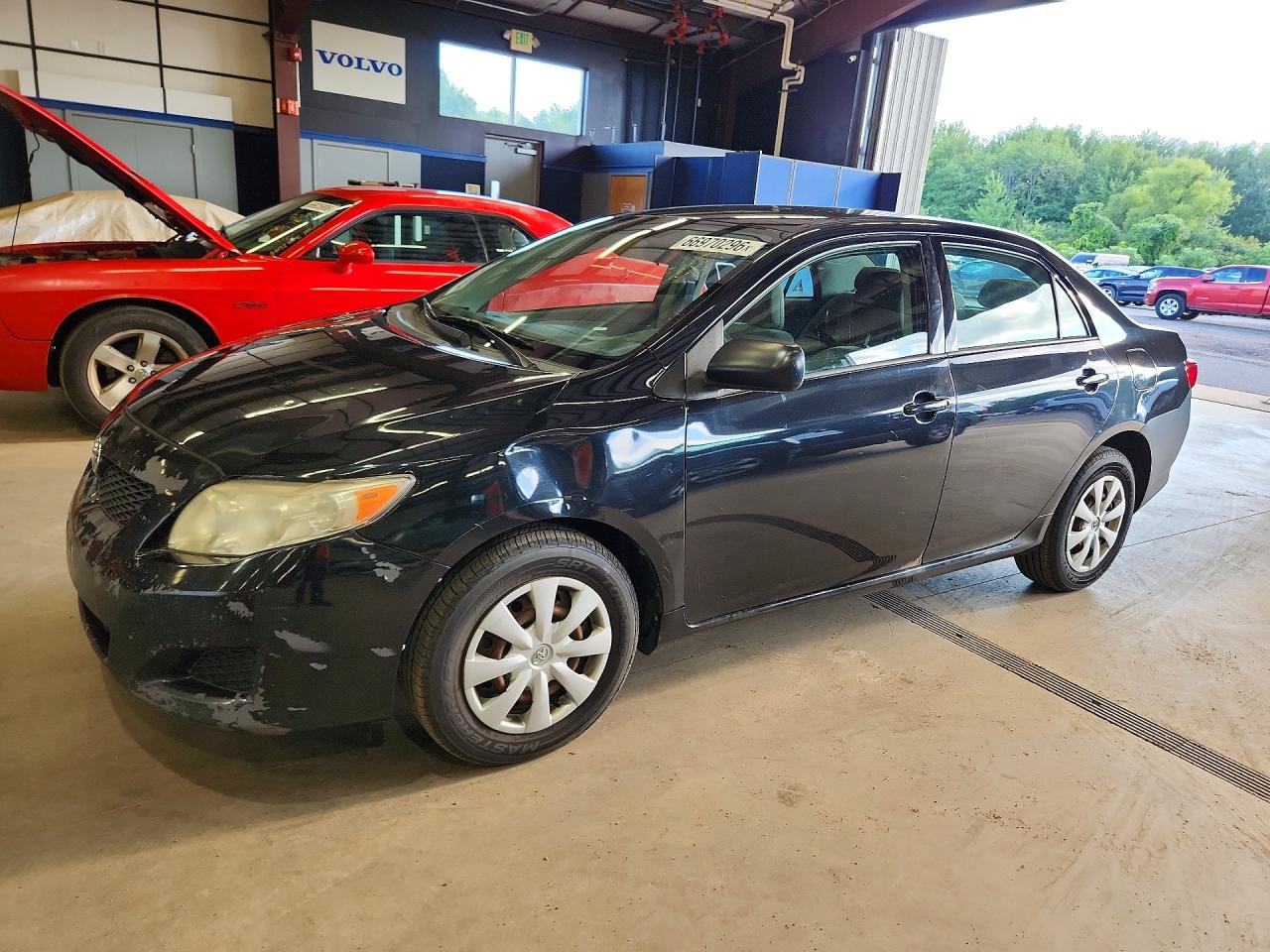 2009 Toyota Corolla Base Black vin: 2T1BU40EX9C169896