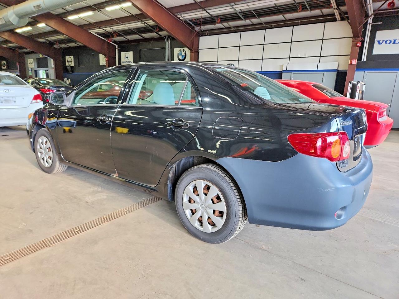 2009 Toyota Corolla Base Black vin: 2T1BU40EX9C169896