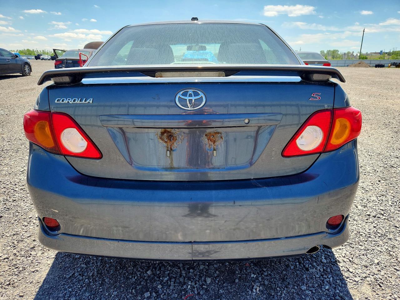 2010 Toyota Corolla Base Gray vin: 2T1BU4EE0AC192424