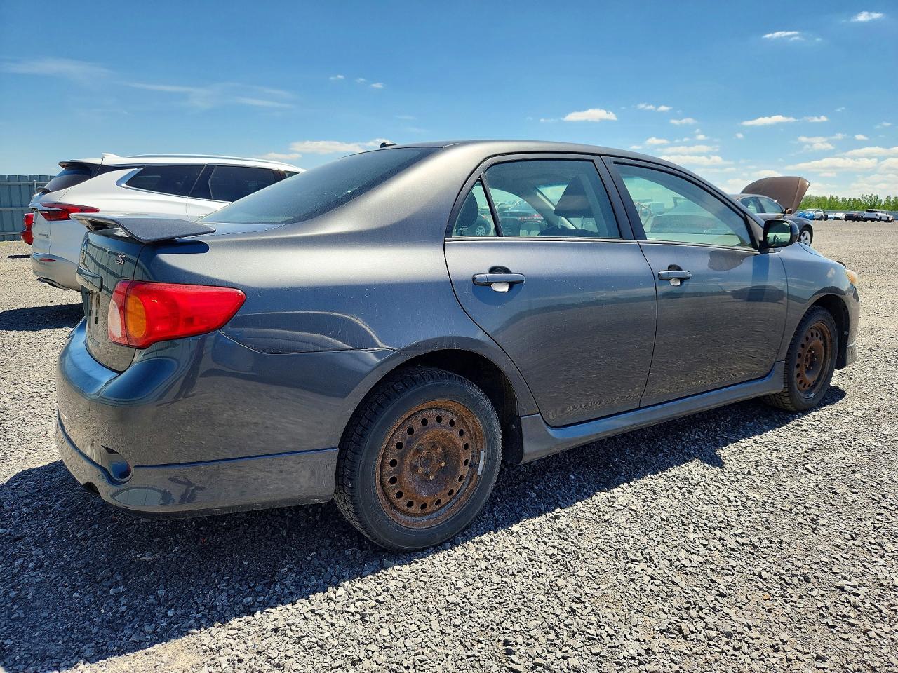 2010 Toyota Corolla Base Gray vin: 2T1BU4EE0AC192424