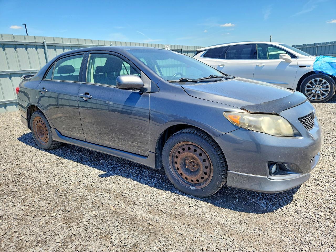 2010 Toyota Corolla Base Gray vin: 2T1BU4EE0AC192424