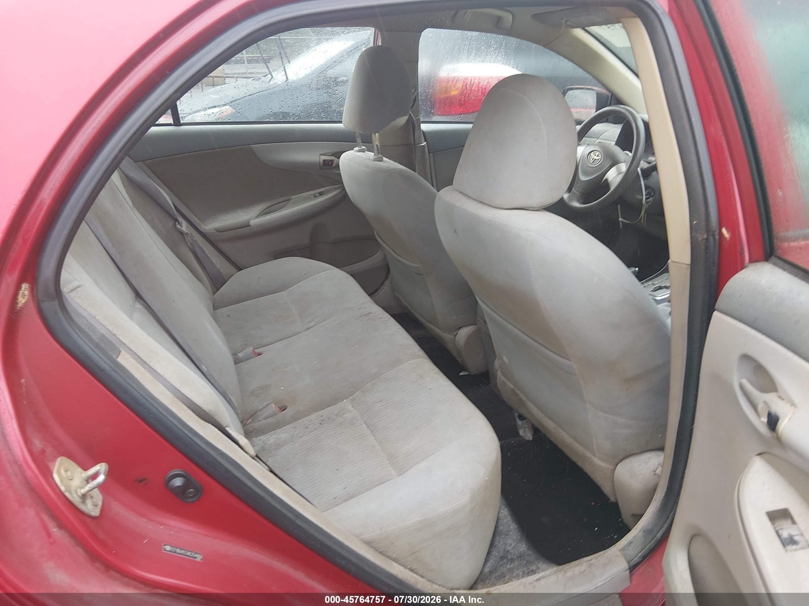2010 Toyota Corolla Le Красный vin: 2T1BU4EE0AC254968