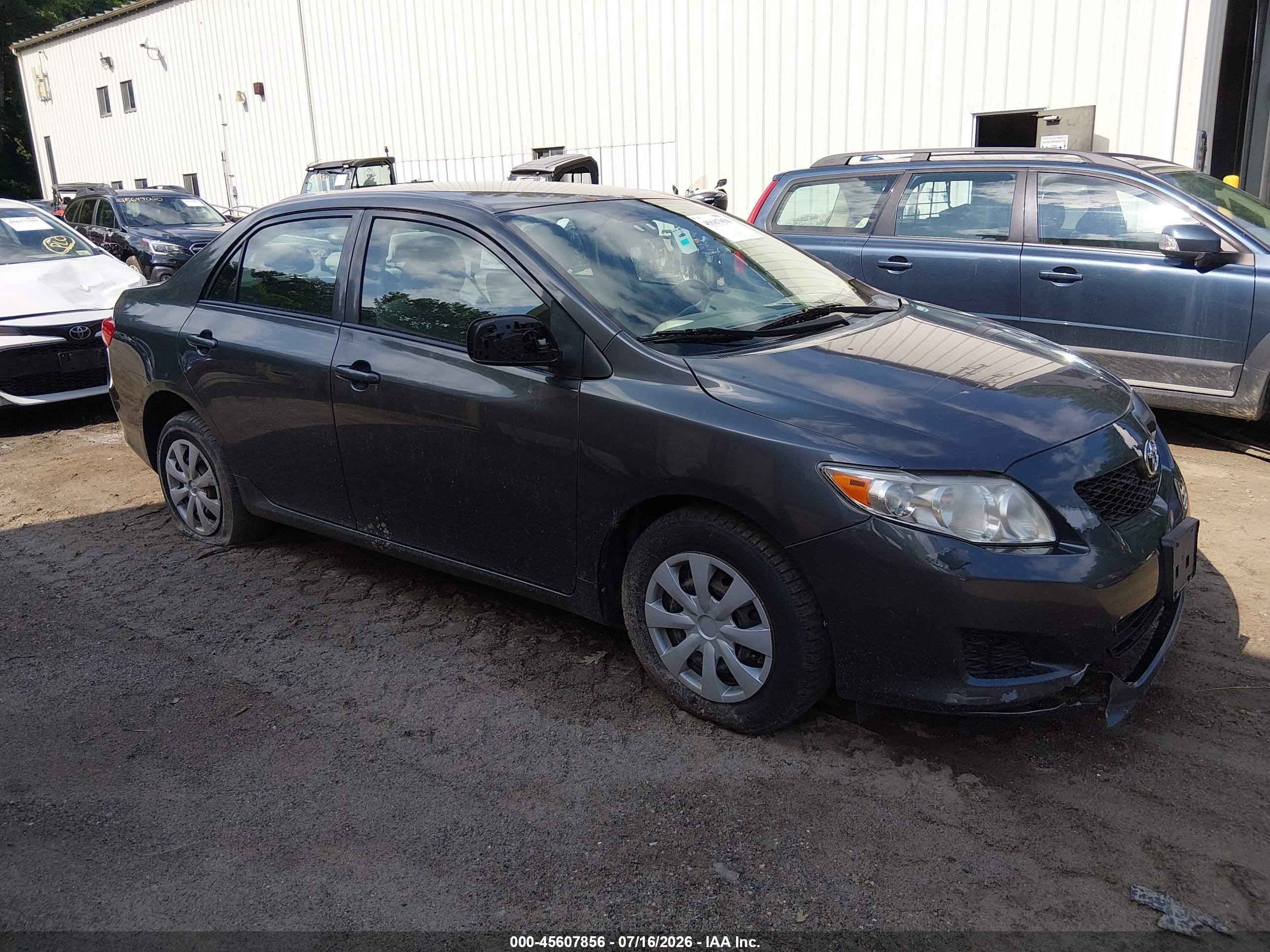 2010 Toyota Corolla Le Blue vin: 2T1BU4EE0AC255988