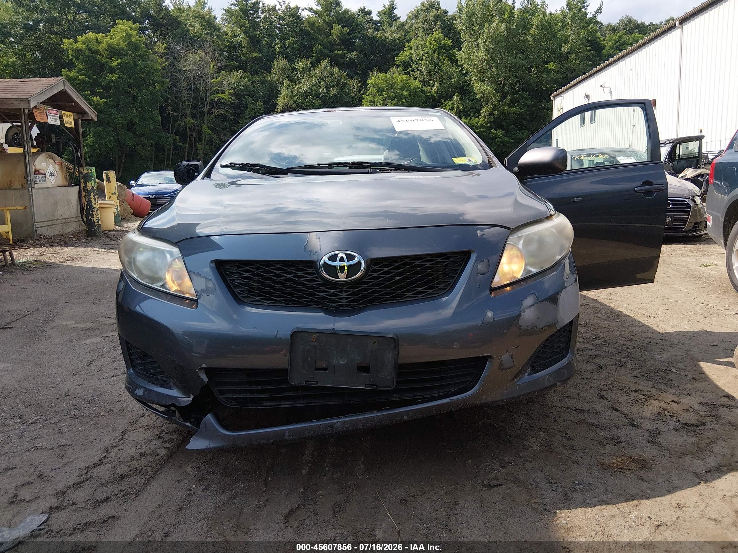 2010 Toyota Corolla Le Blue vin: 2T1BU4EE0AC255988