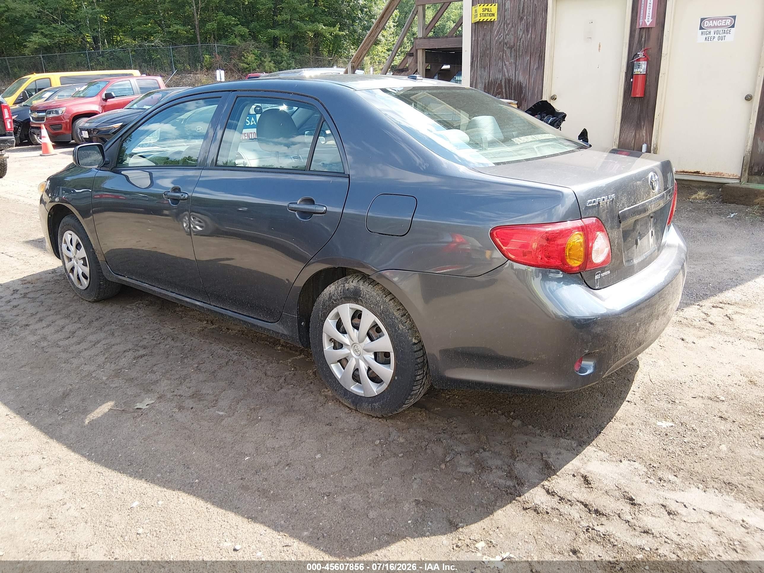 2010 Toyota Corolla Le Blue vin: 2T1BU4EE0AC255988