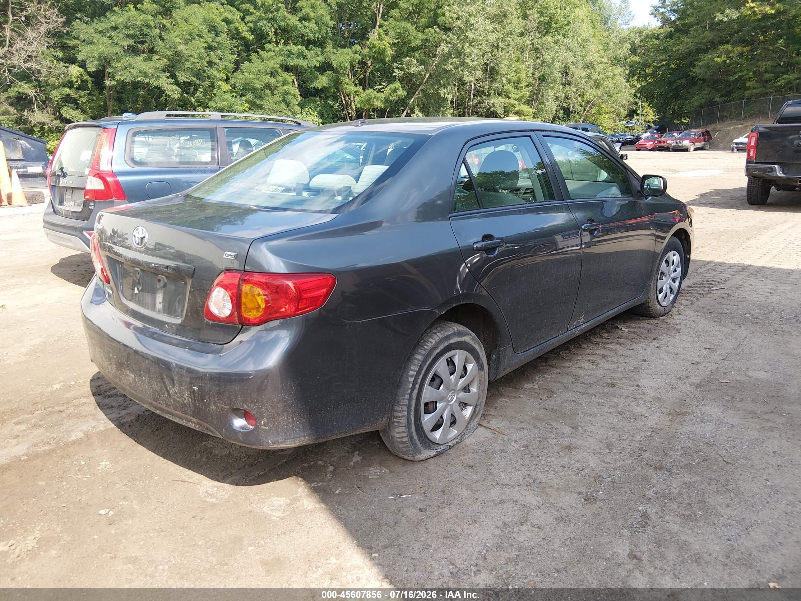2010 Toyota Corolla Le Blue vin: 2T1BU4EE0AC255988
