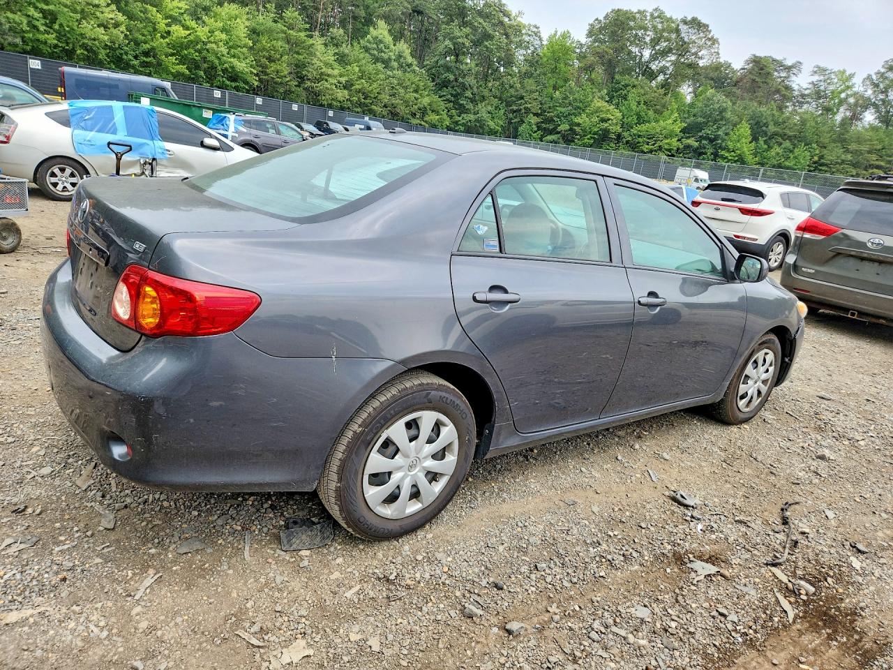 2010 Toyota Corolla Le Серый vin: 2T1BU4EE0AC261127