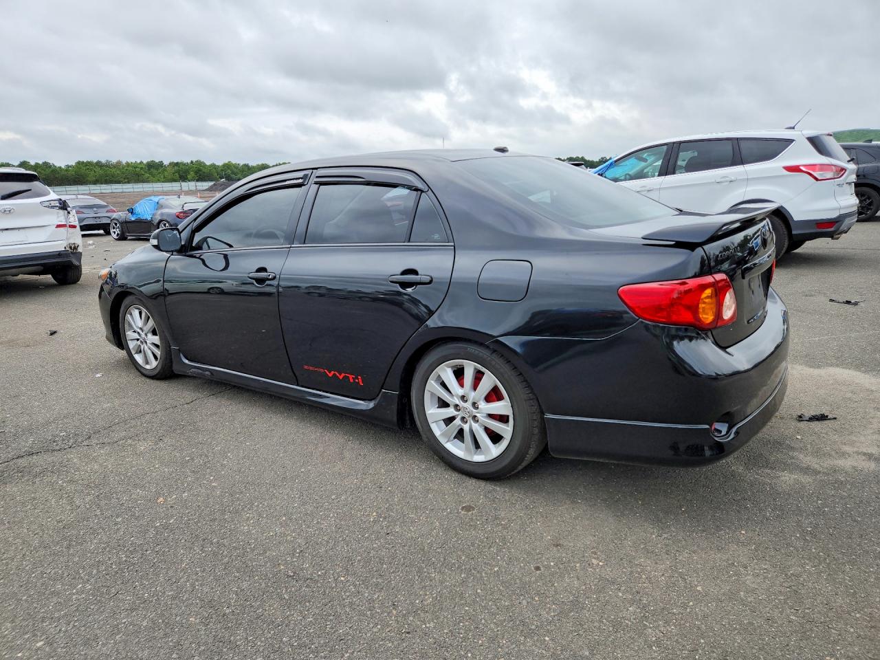 2010 Toyota Corolla S Black vin: 2T1BU4EE0AC274198