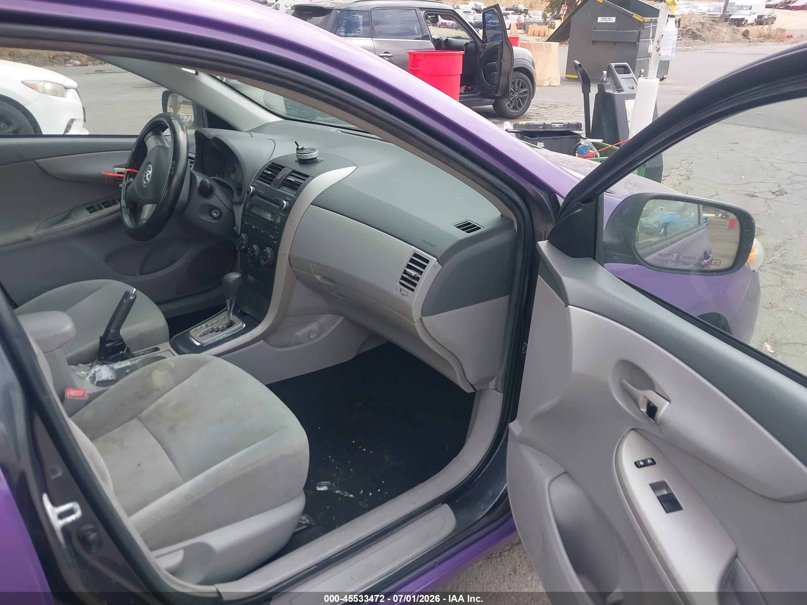 2010 Toyota Corolla Le Purple vin: 2T1BU4EE0AC277411