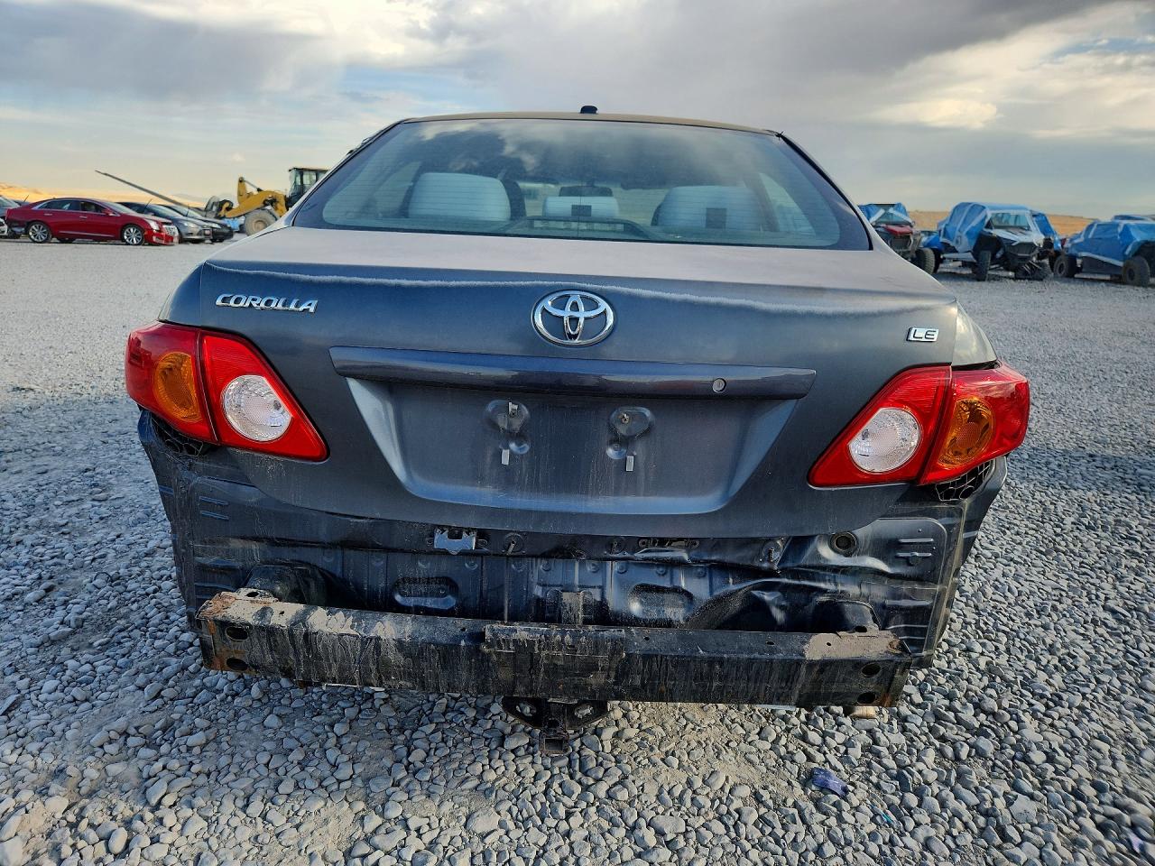2010 Toyota Corolla Le Gray vin: 2T1BU4EE0AC281829