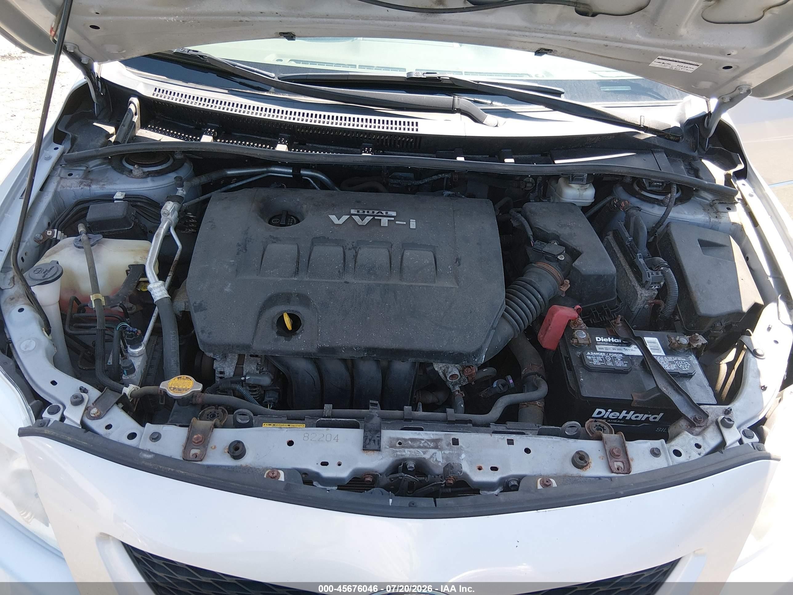 2010 Toyota Corolla   Silver vin: 2T1BU4EE0AC310861