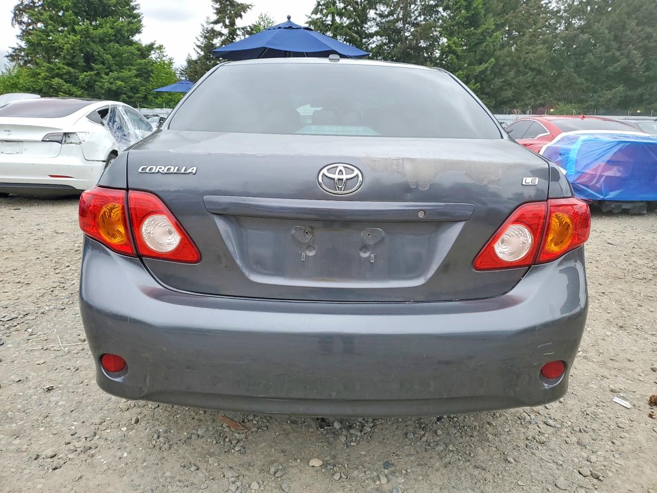 2010 Toyota Corolla Le Gray vin: 2T1BU4EE0AC376116