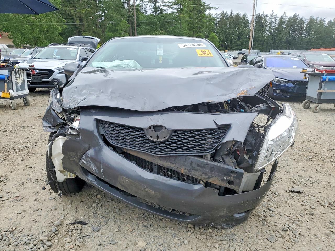 2010 Toyota Corolla Le Gray vin: 2T1BU4EE0AC376116