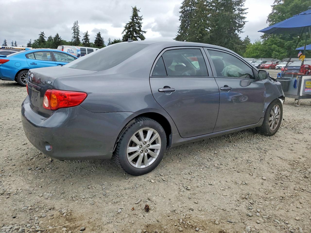 2010 Toyota Corolla Le Gray vin: 2T1BU4EE0AC376116