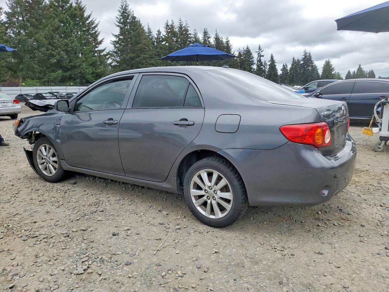 2010 Toyota Corolla Le Gray vin: 2T1BU4EE0AC376116