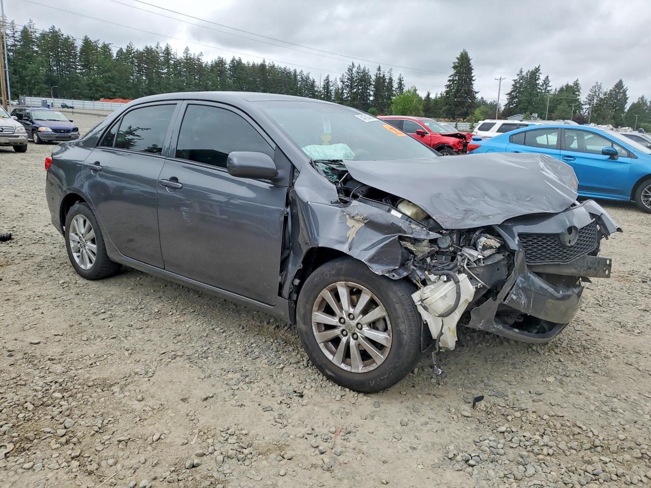 2010 Toyota Corolla Le Gray vin: 2T1BU4EE0AC376116