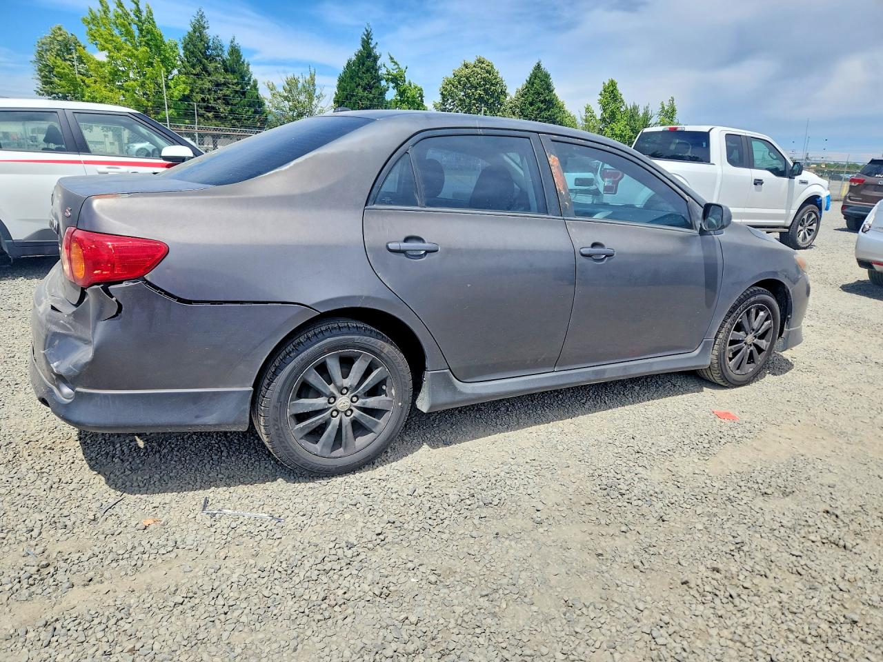 2010 Toyota Corolla S Gray vin: 2T1BU4EE0AC415576