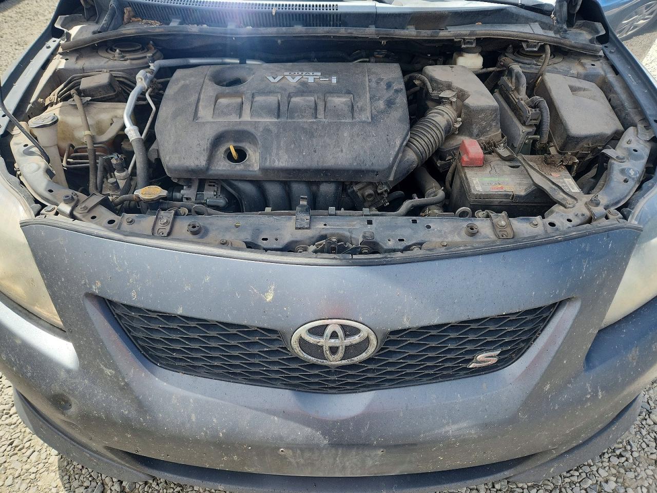 2010 Toyota Corolla S Gray vin: 2T1BU4EE0AC415576