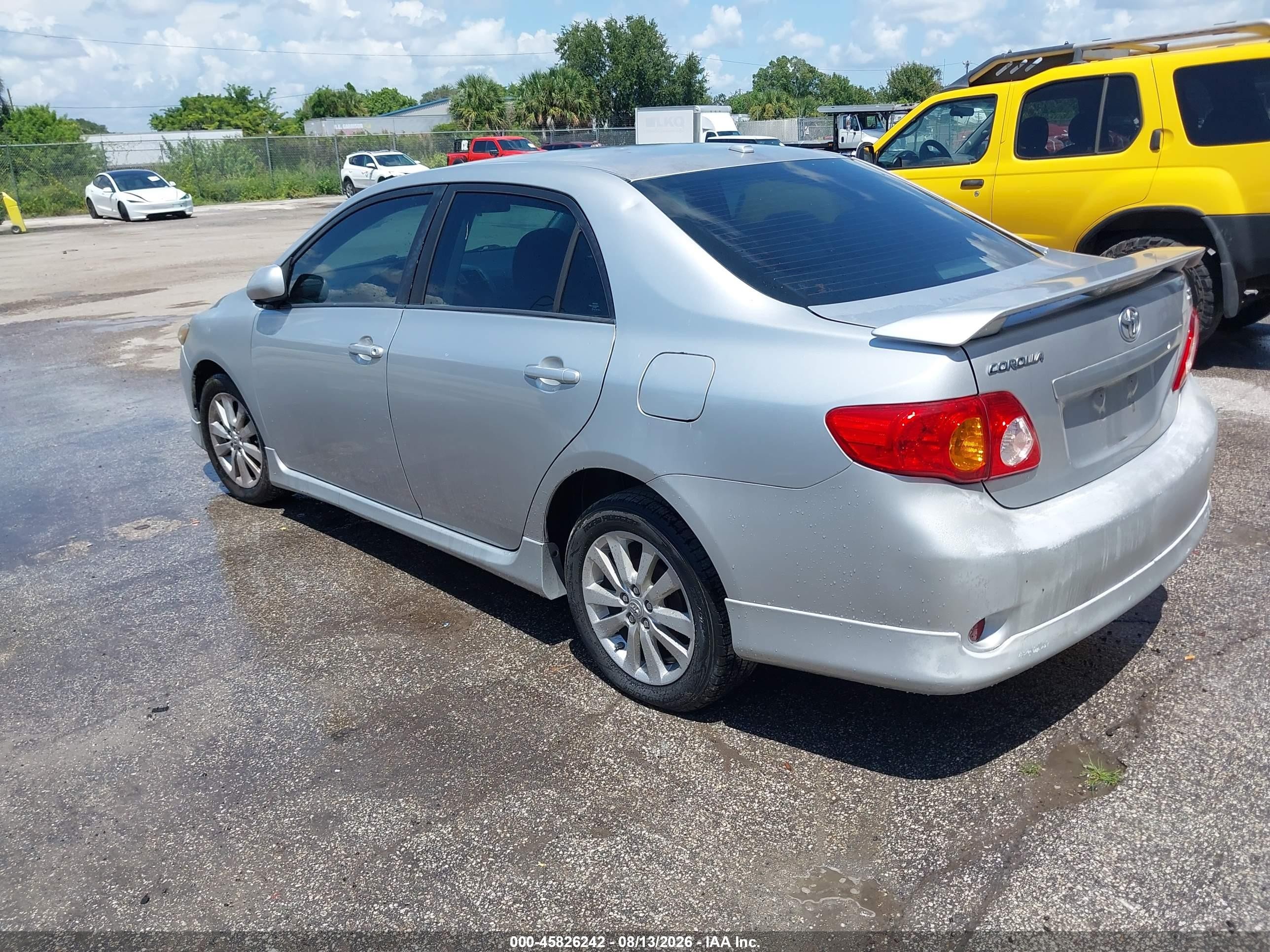 2010 Toyota Corolla S Silver vin: 2T1BU4EE0AC427646