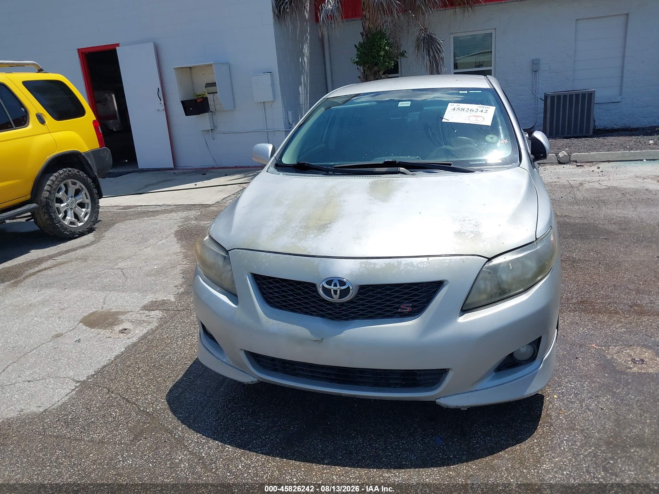 2010 Toyota Corolla S Silver vin: 2T1BU4EE0AC427646