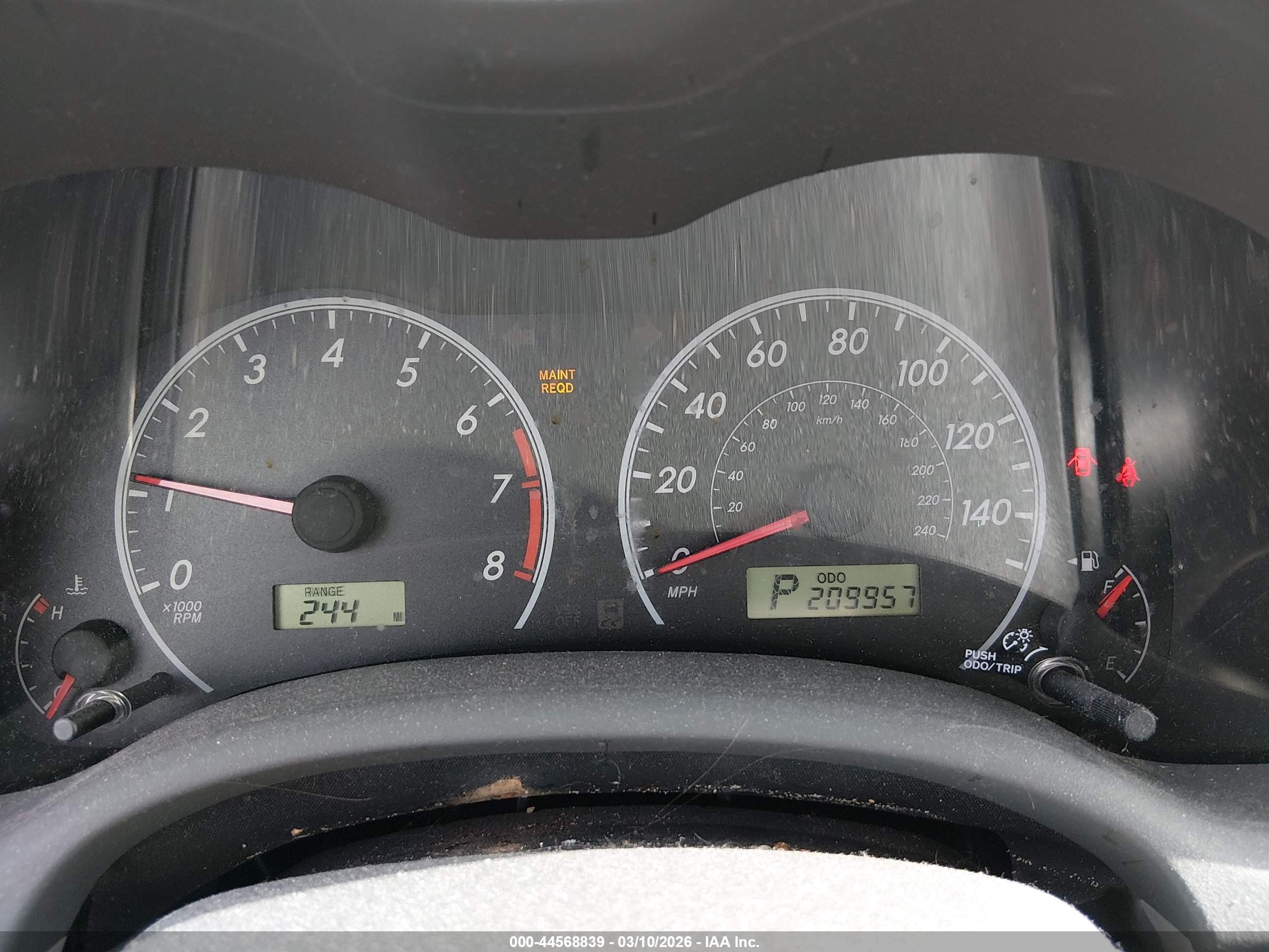 2010 Toyota Corolla Le Gray vin: 2T1BU4EE0AC432653