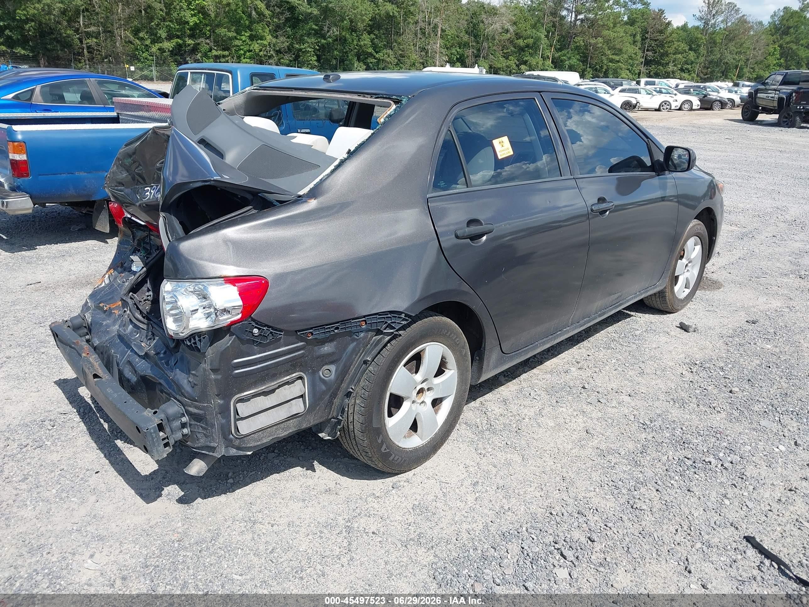2010 Toyota Corolla Le Gray vin: 2T1BU4EE0AC442583