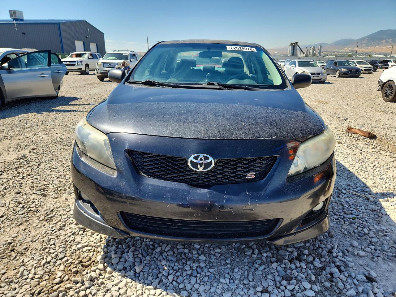 2010 Toyota Corolla S Black vin: 2T1BU4EE0AC453339