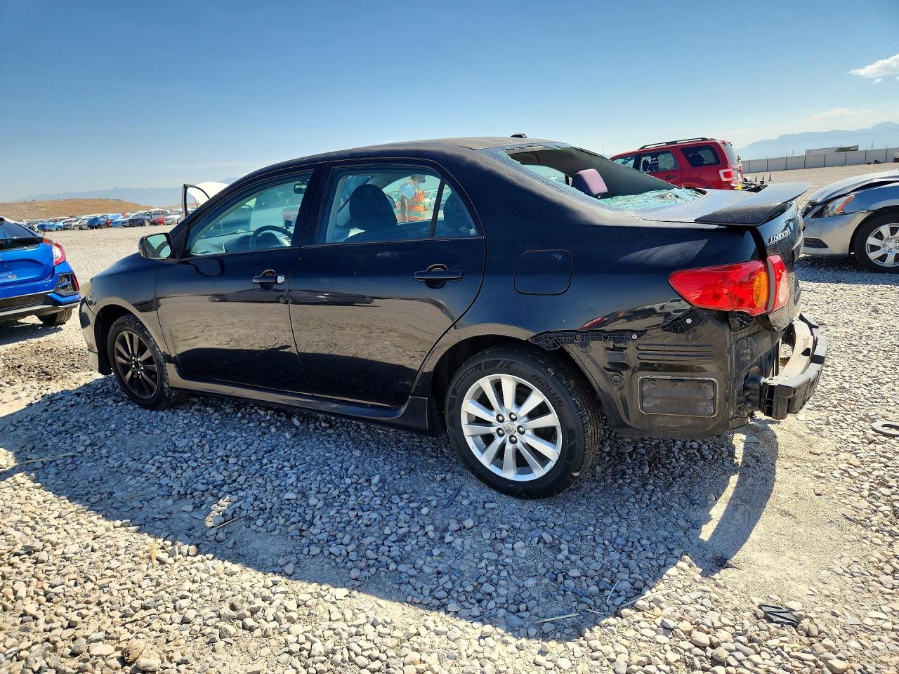 2010 Toyota Corolla S Black vin: 2T1BU4EE0AC453339