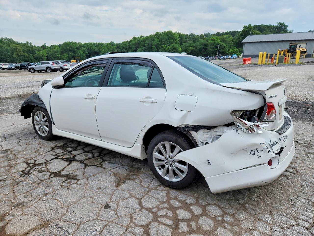 2010 Toyota Corolla S White vin: 2T1BU4EE0AC456886