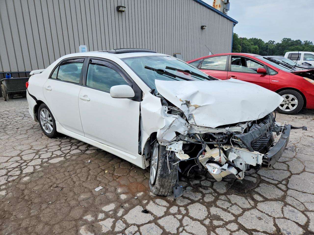 2010 Toyota Corolla S White vin: 2T1BU4EE0AC456886