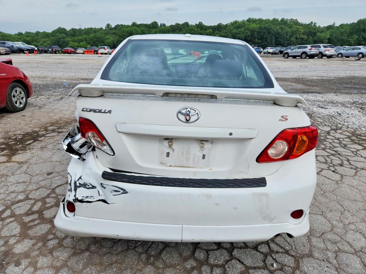 2010 Toyota Corolla S White vin: 2T1BU4EE0AC456886