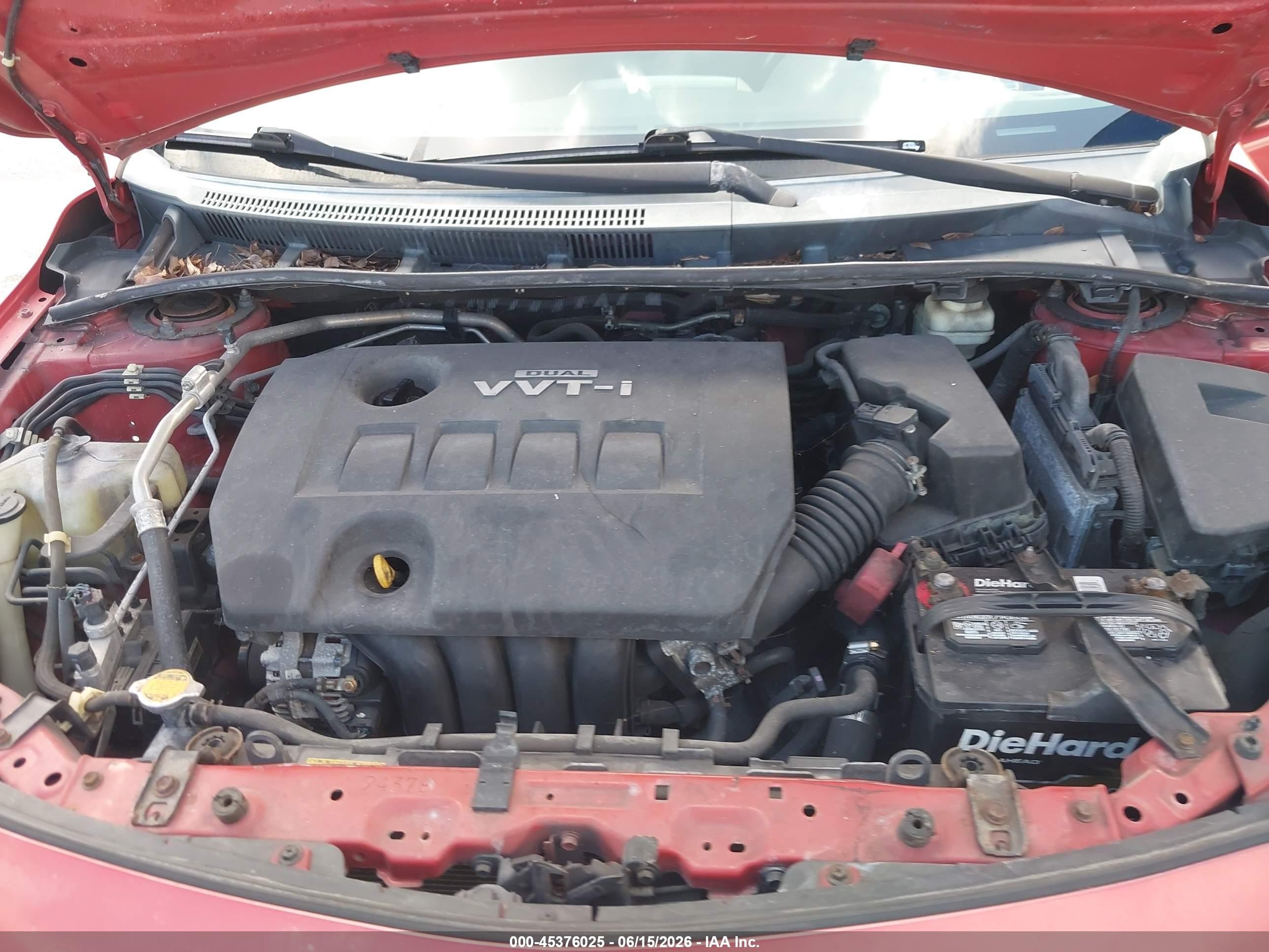 2010 Toyota Corolla S Red vin: 2T1BU4EE0AC463272