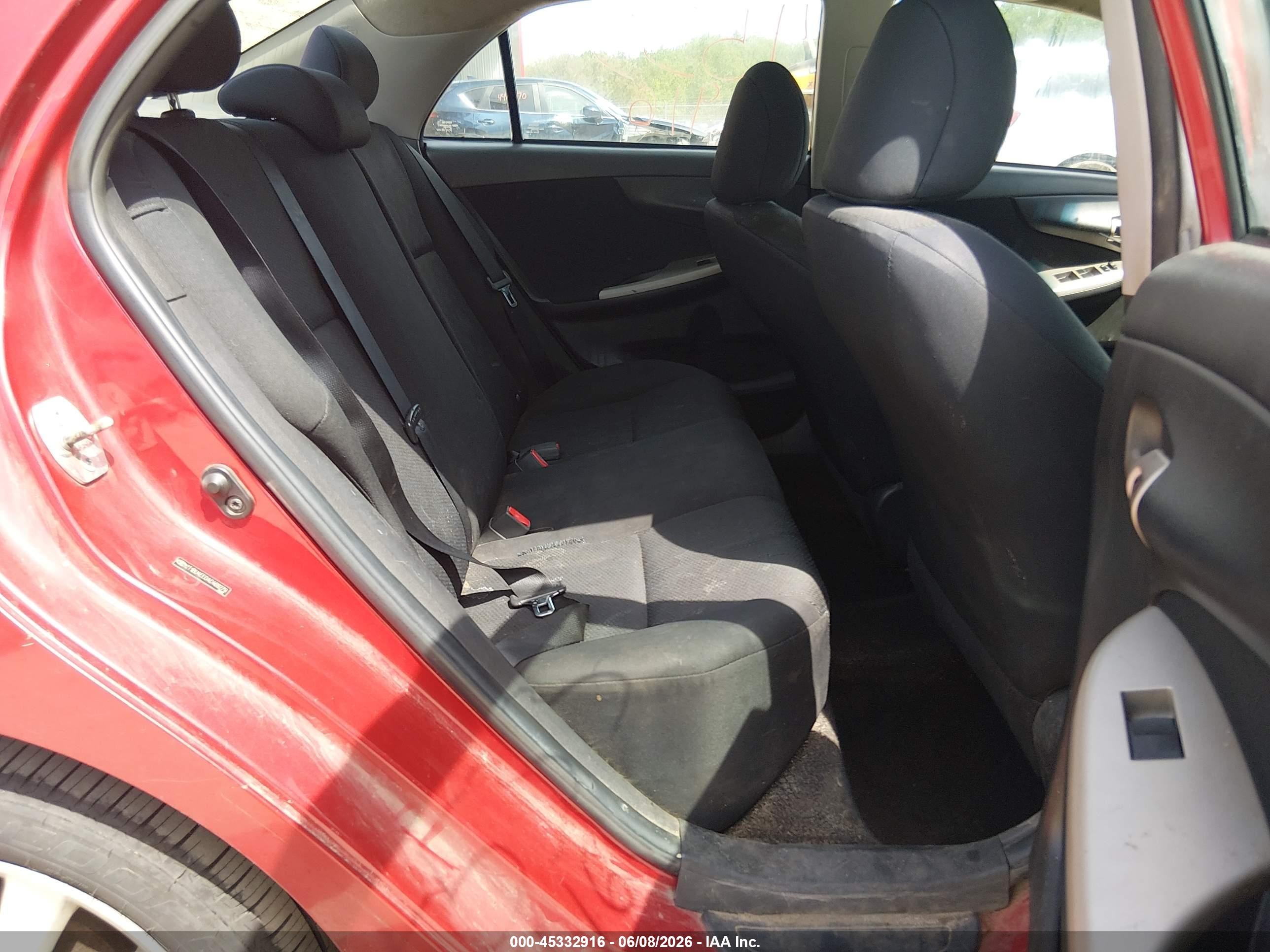 2010 Toyota Corolla S Burgundy vin: 2T1BU4EE0AC469279