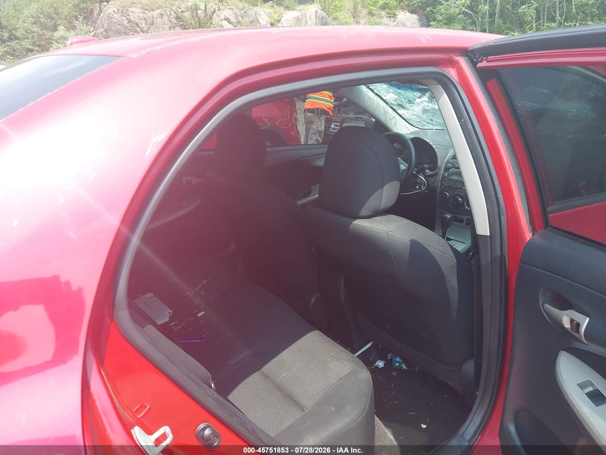 2010 Toyota Corolla S Красный vin: 2T1BU4EE0AC471663