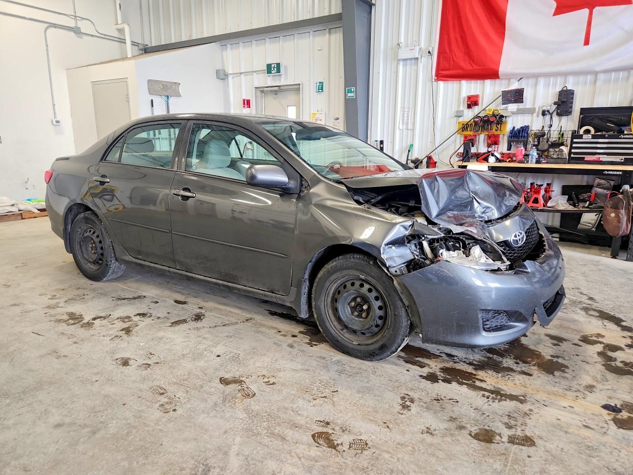 2010 Toyota Corolla Base Gray vin: 2T1BU4EE0AC475437
