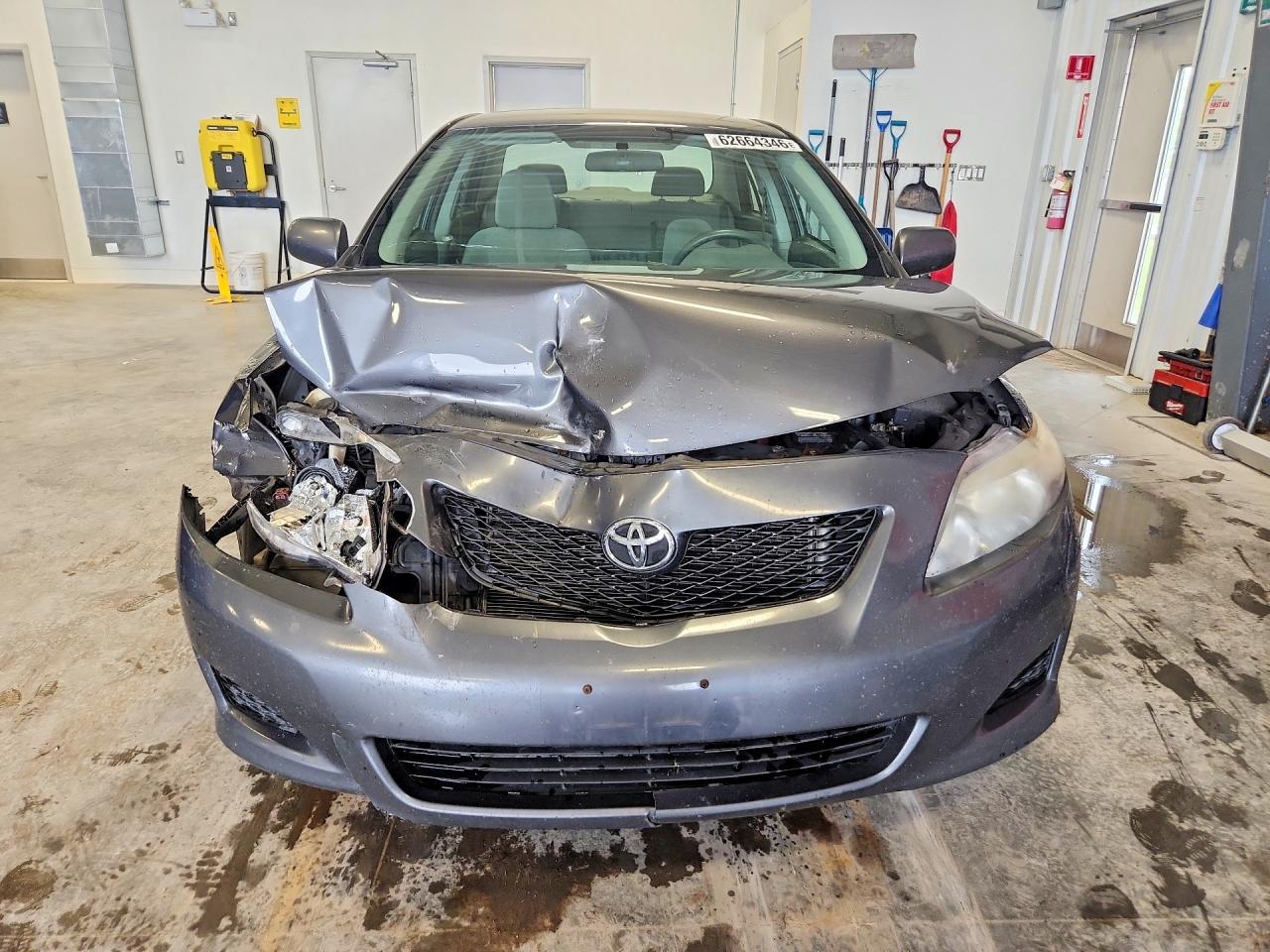 2010 Toyota Corolla Base Gray vin: 2T1BU4EE0AC475437