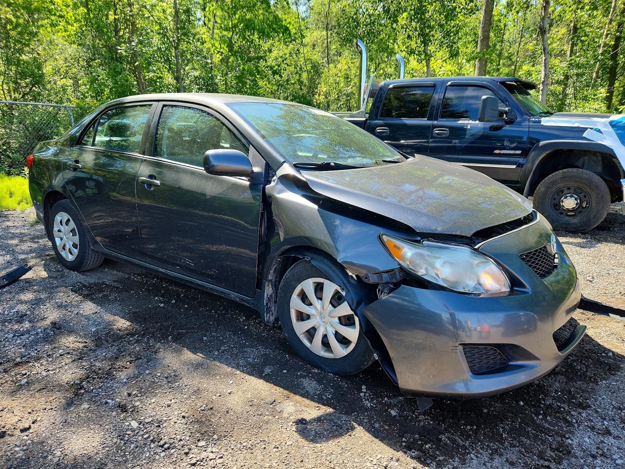 2010 Toyota Corolla Base Серый vin: 2T1BU4EE0AC478659