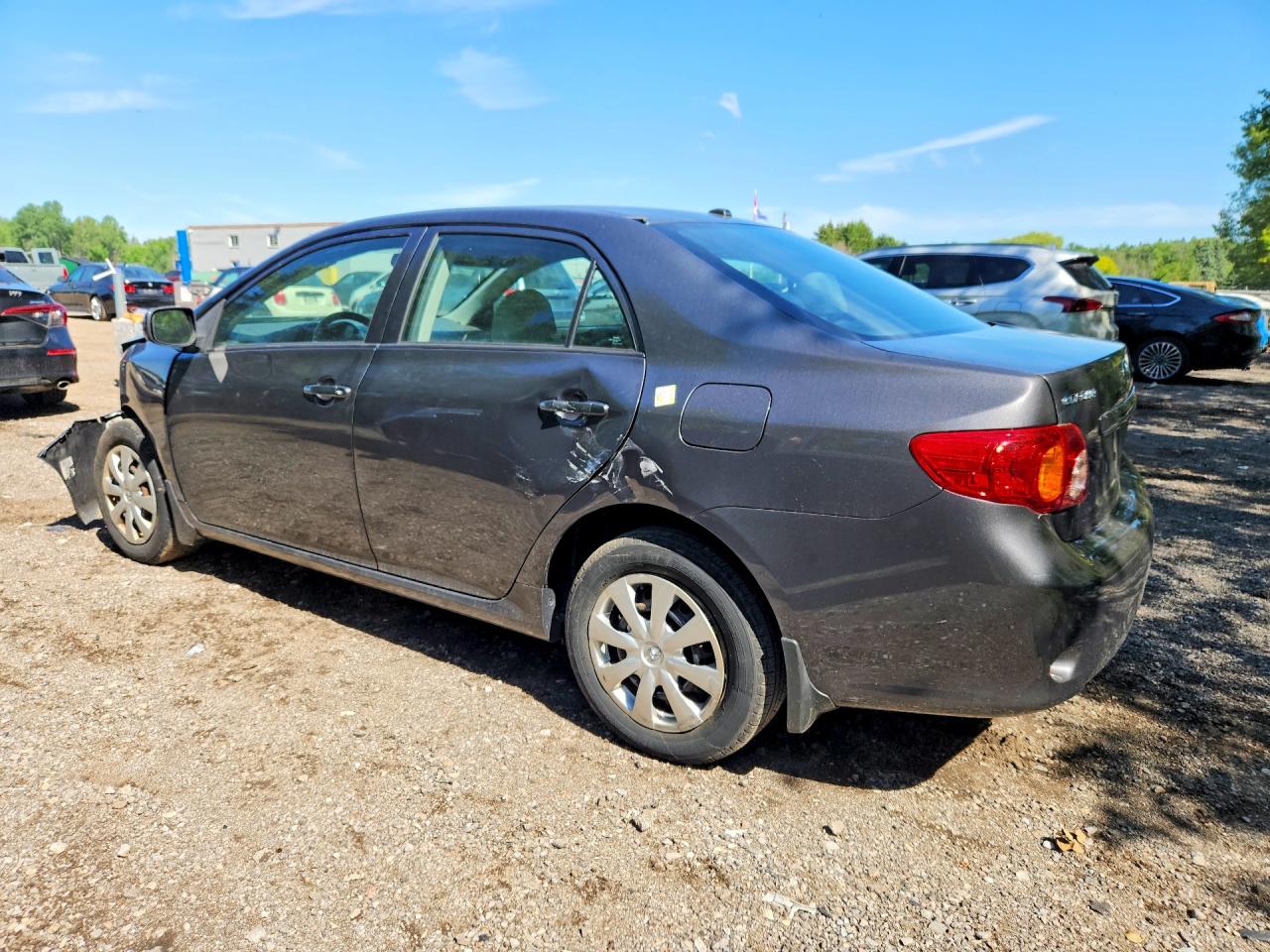 2010 Toyota Corolla Base Серый vin: 2T1BU4EE0AC478659